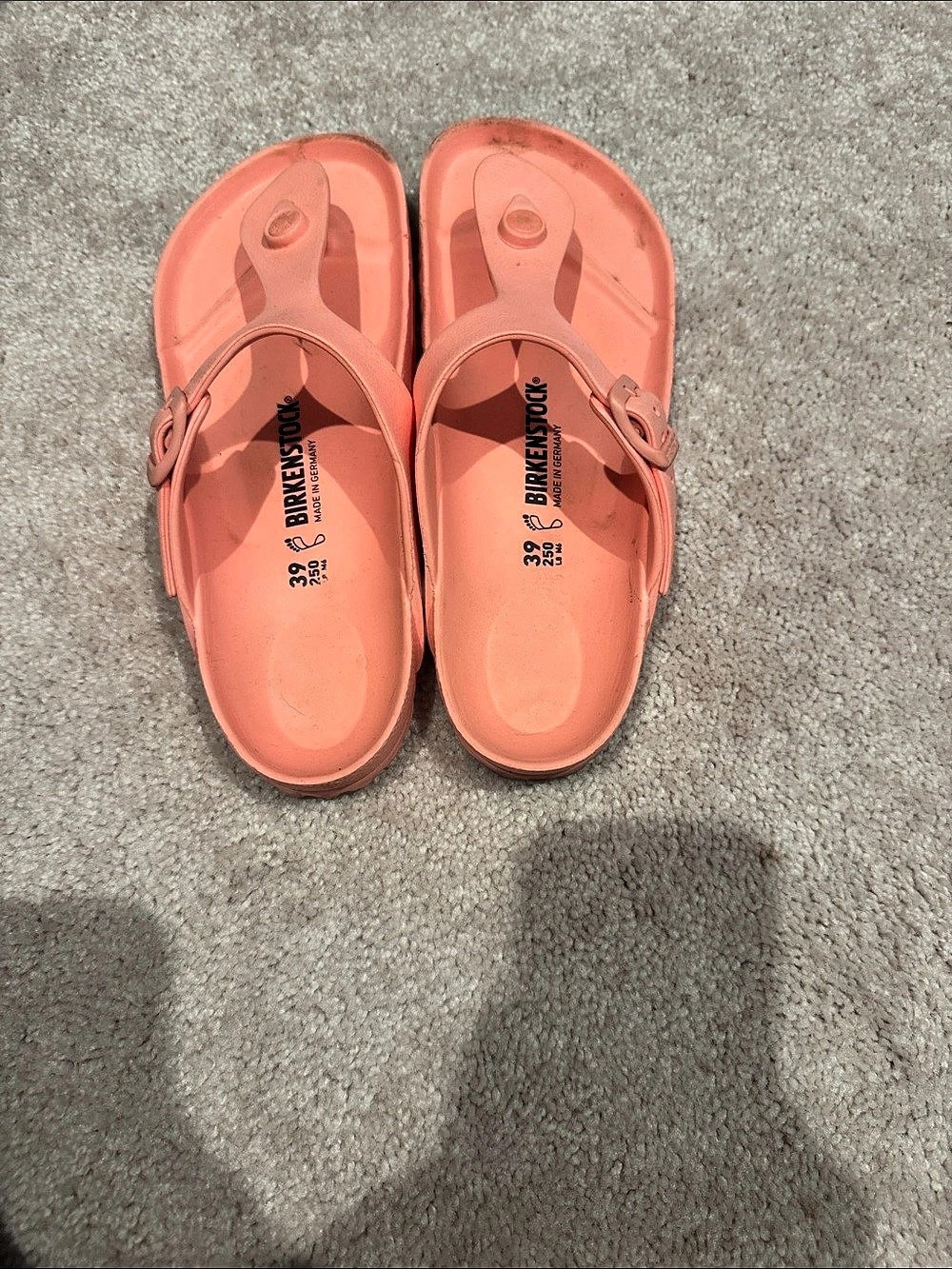 Birkenstock Gizeh EVA Orange Sandals EU 39